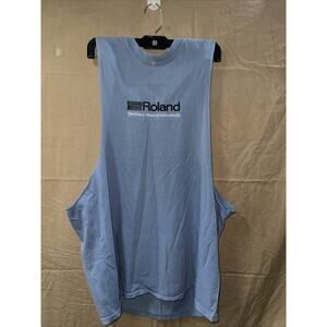 Roland Electronic Musical Instruments Logo Tank Top Men's XL Pre-Owned